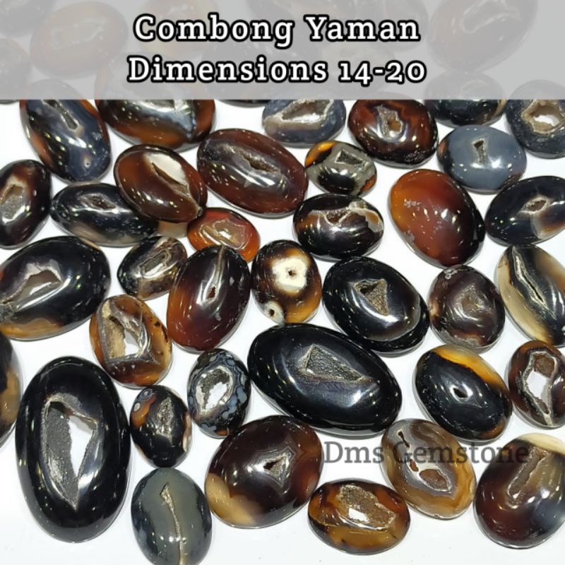 Batu Combong Yaman Asli Natural Batu Akik