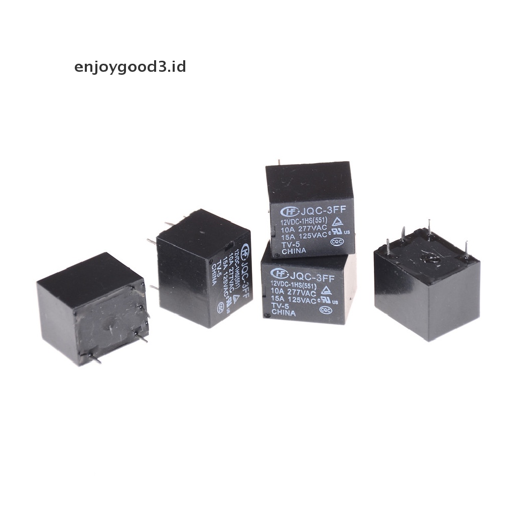 5pcs 12vdc Srd-S-112Dm 15a 125vac 4pin Coil Power Relay 0 0 0 0 0 0