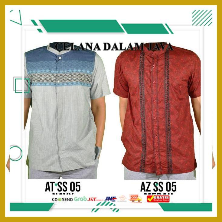 BAJU KOKO PRIA LENGAN PENDEK - 1 PCS BAHAN BERKELAS!!