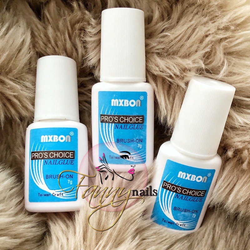 NLSM BIRU BLUE STRONG New MX BON BIRU / MxBonder Nail Glue ORIGINAL mx bon / Lem Kuku Palsu Lem Aksesoris Nail Art / MxBond Lem Kuku Palsu