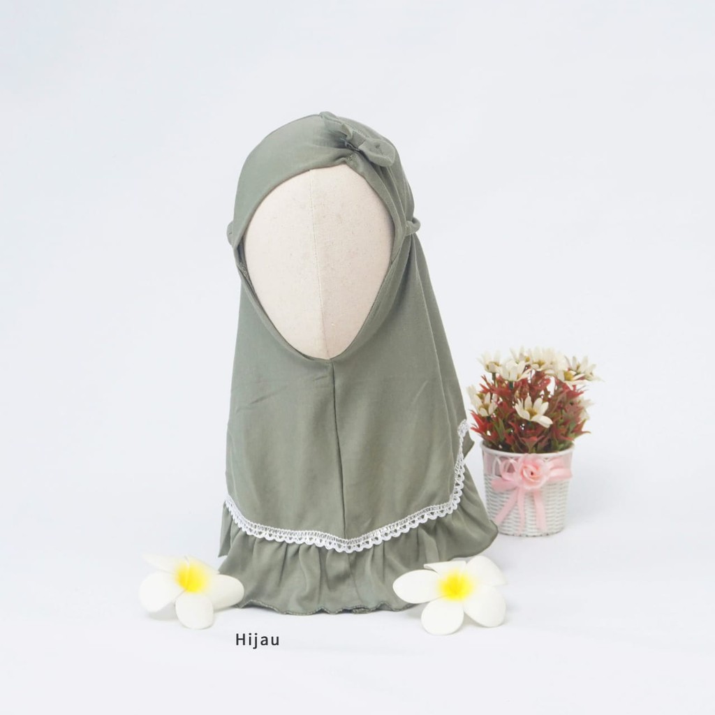 Promo !! SALE!!! JILBAB BAYI-HIJAB INSTANT VINATA PITA RENDA-JILBAB BAYI MURAH