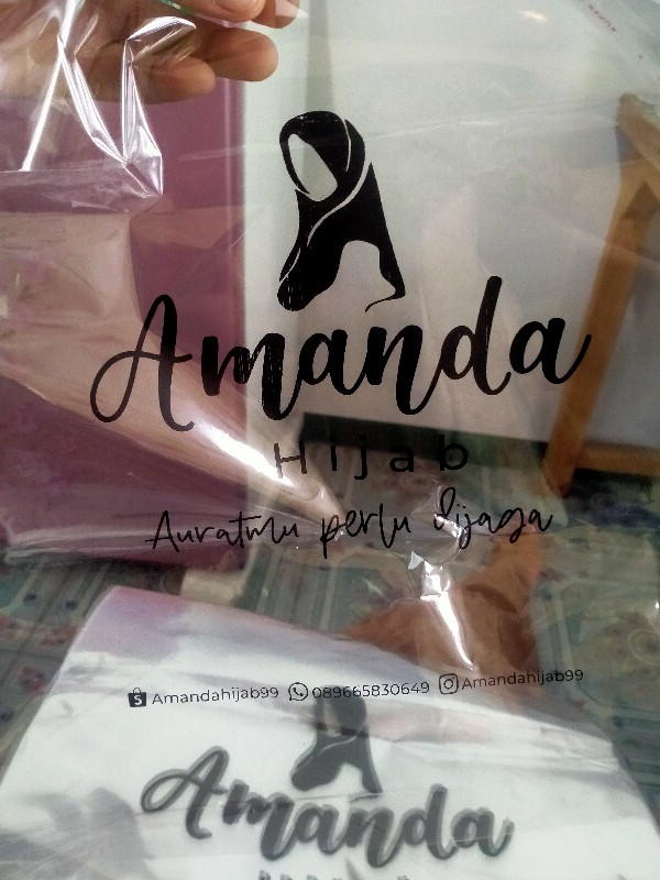 Sablon Plastik Opp Baju Dan Hijab 30x35 Murah