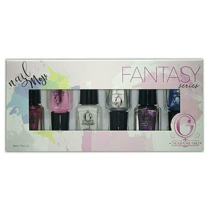 MADAME GIE NAIL MOJI FANTASY SERIES 1 SET ISI 6 PCS