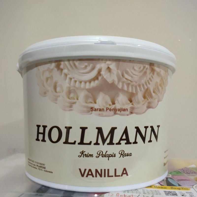 Jual Hollman ButterCream Siap Pakai Kemasan 1 kg (1 Ember) Shopee