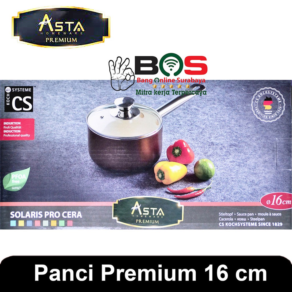 Sauce Milk Panci Susu Panci Kuah Asta Premium 16 CM Asta Premium Cs Koch System