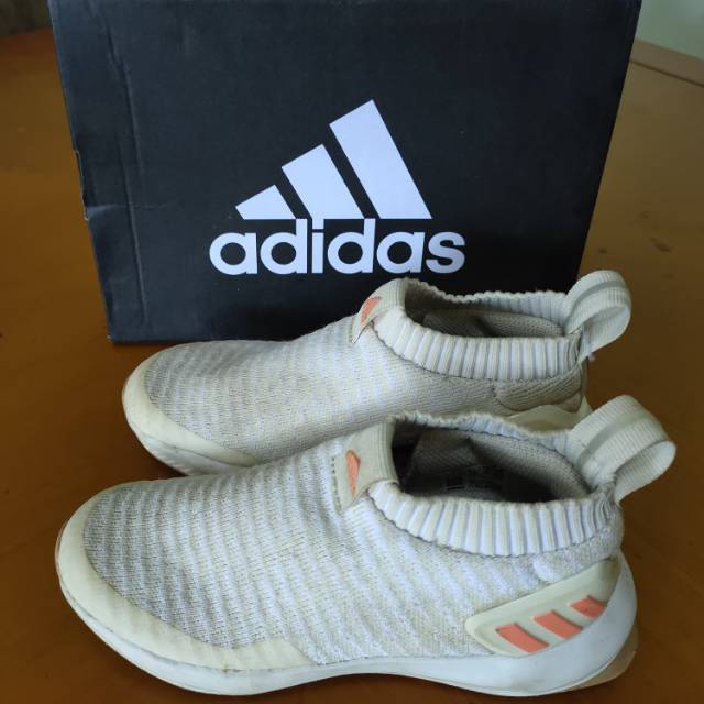 Preloved adidas rapidarun laceless knit c sepatu anak unisex