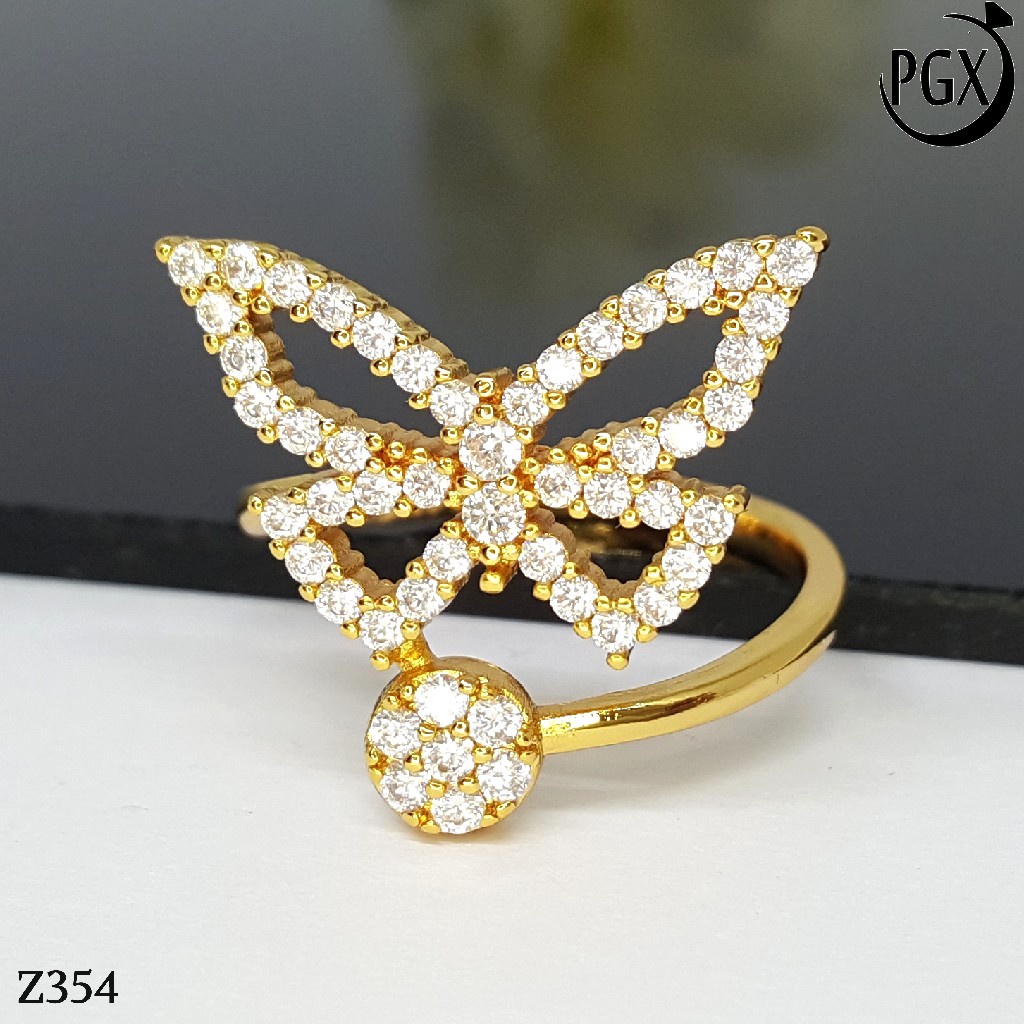 PGX Cincin Xuping Wanita Aksesoris Fashion Perhiasan Lapis Emas Premium - Z354