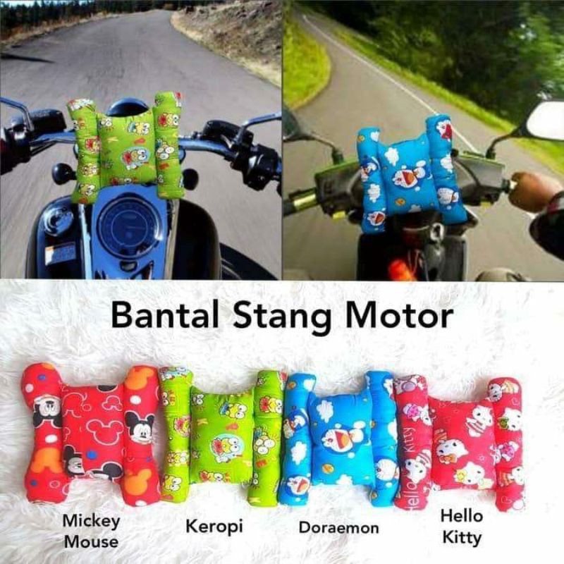 BANTAL STANG MOTOR KARAKTER PENYANGGA STANG MOTOR ANAK BANTAL STANG MOTOR MURAH