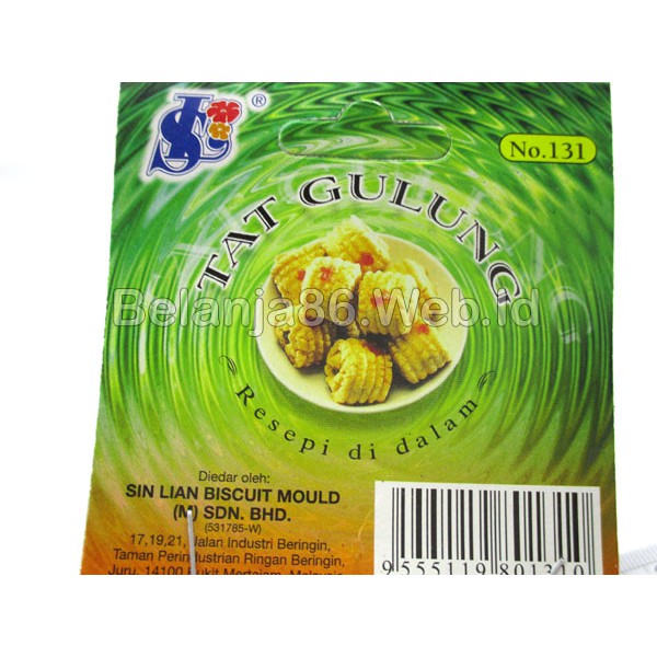 

Rolling Pin Gelek Plastik Tat Gulung No.131 - SLBM