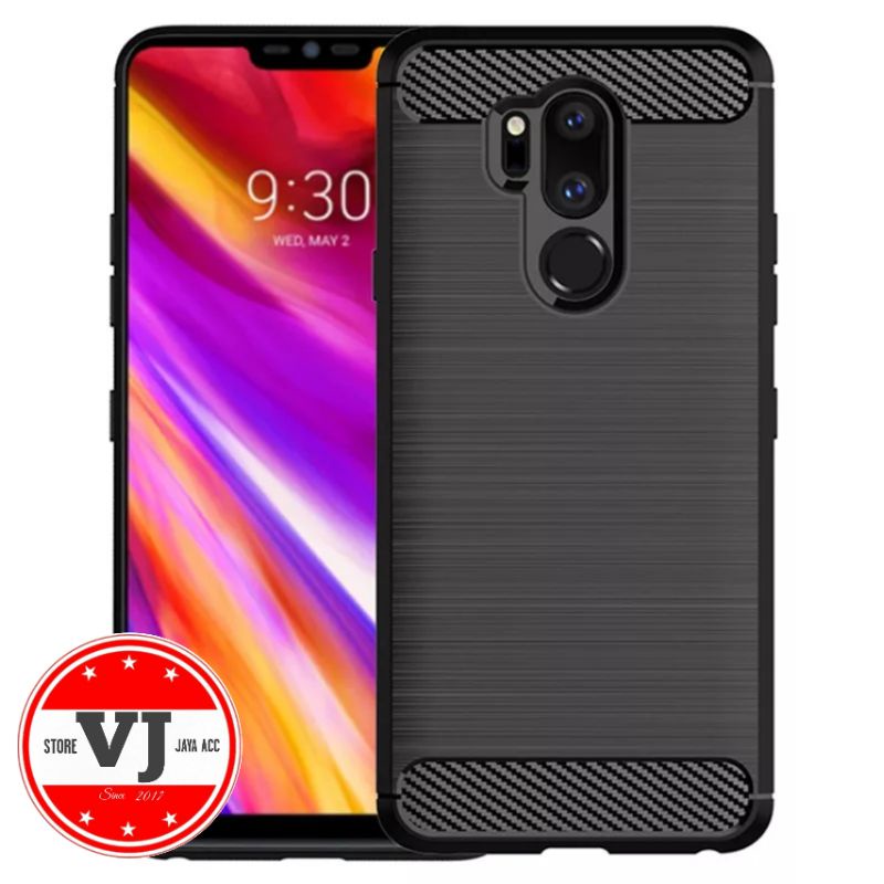 Softcase Carbon Fiber Silikon LG G7 ThinQ / G7 Plus Case LG G7