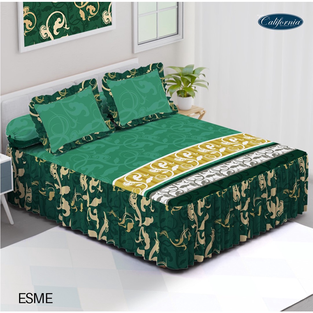 Sprei Rumbai California From My love Bantal 2 dan Bantal 4 Ukuran 180 x 200