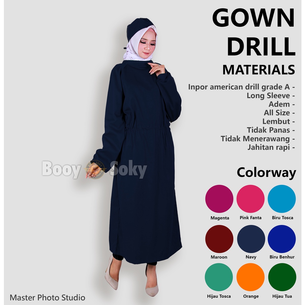 APD GOWN BAJU OPERASI SURGICAL GOWN JUBAH OPERASI BIRU TOSCA