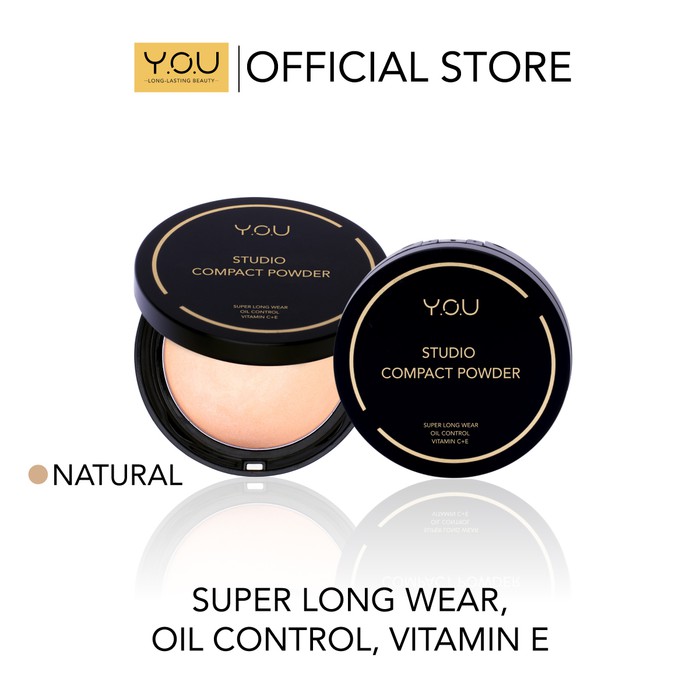 Ns FC Y.O.U Studio Compact Powder - Bedak Padat 02 Natural BPOM Original