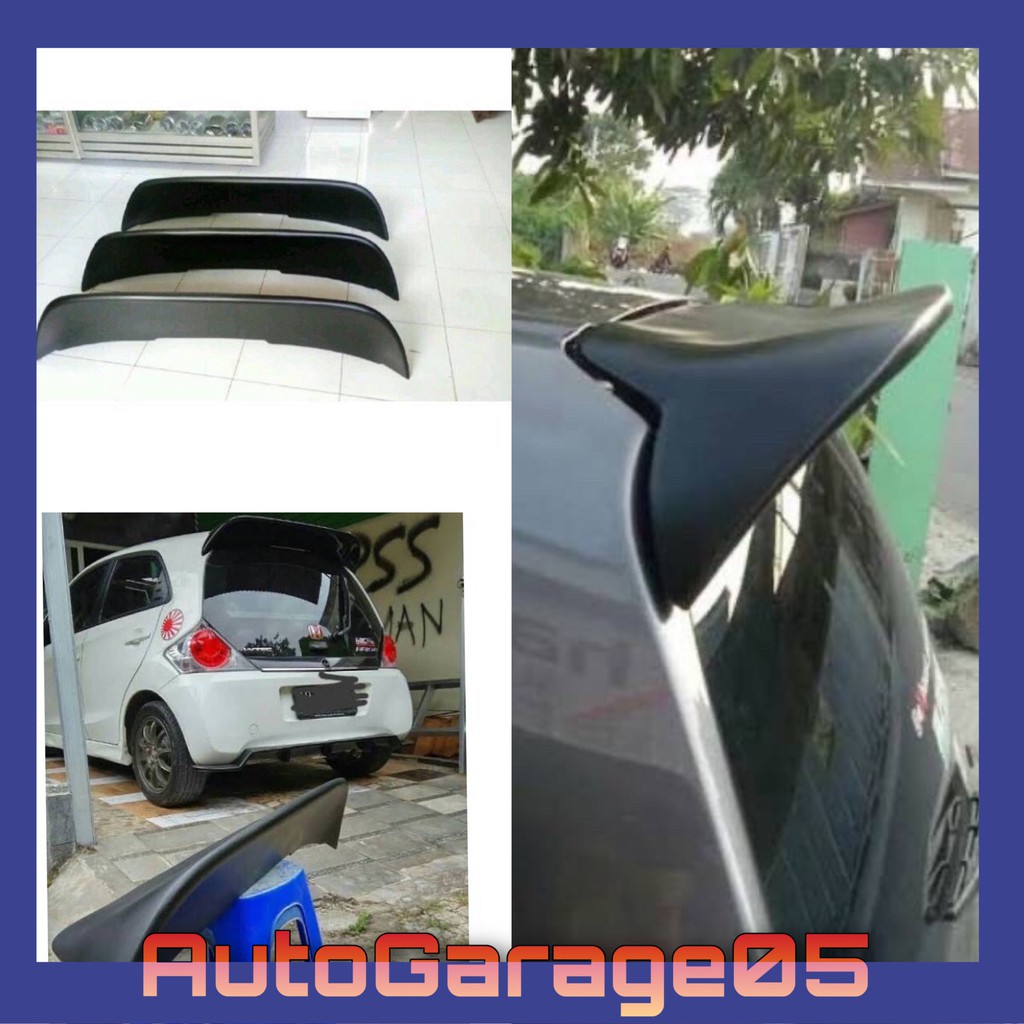 Spoiler Brio RS / Spoiler Spoon Brio Belakang /Spoiler Brio Spoon Racing 2012-2018 Murah Berkualitas