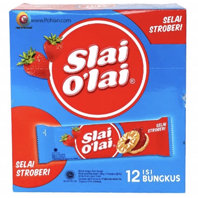 

Slai olay 24 gram ( 1 pack isi 10 pcs )