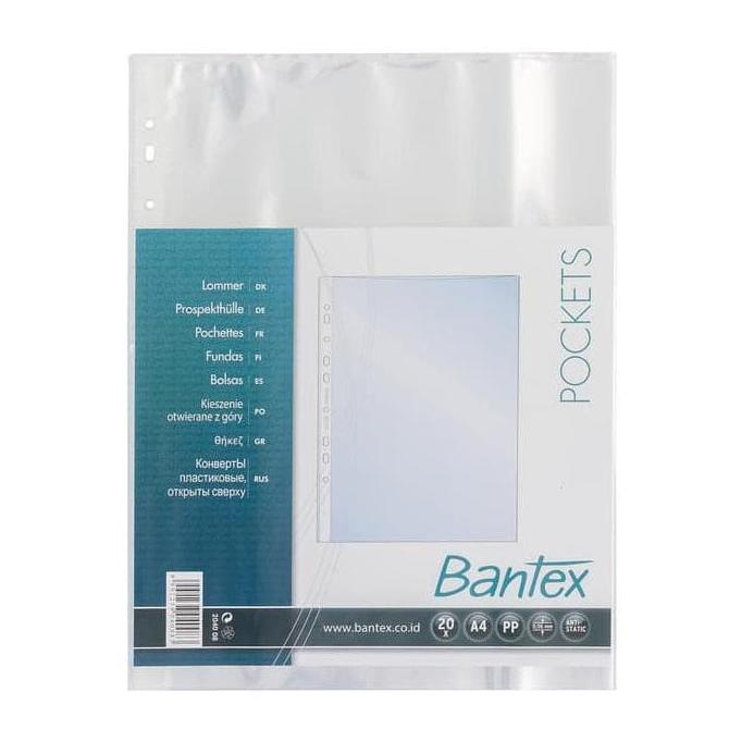 

Office & Stationery | Document Organizer | Kantung Binder/Pocket With Top Opening A4 Clear Bantex 2040 | Best Seller