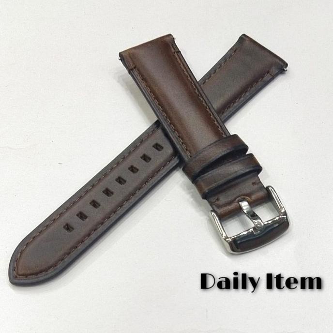 Tali Jam Tangan Kulit Fossil Hybrid Strap Kulit Asli Quick Release Terbaru