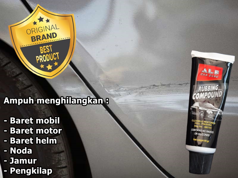 penghilang baret body mobil warna silver rubing compound mobil kompon mobil alf TERLARIS