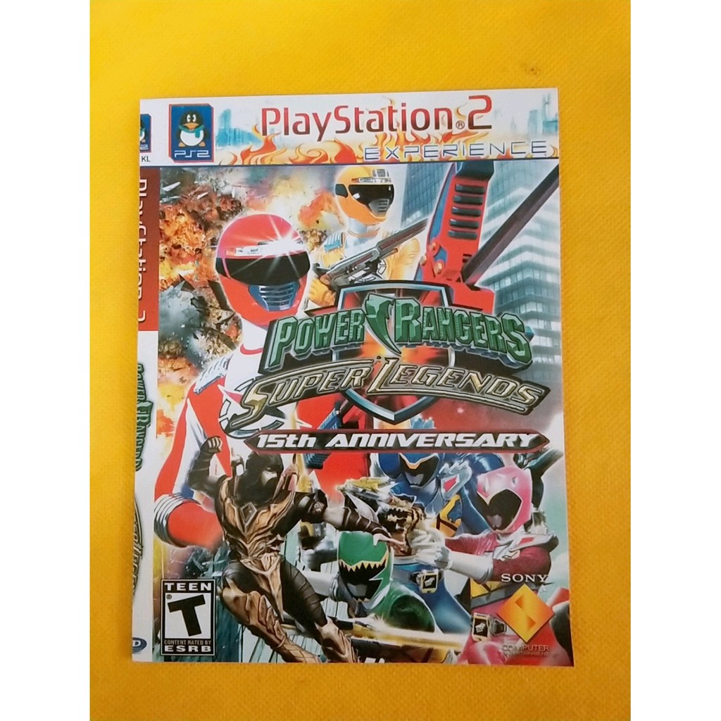 PROMO KASET DVD GAME PS2 PLAYSTATION POWER RANGERS