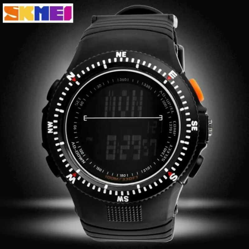 JAM TANGAN PRIA ORIGINAL SKMEI 0989 TACTICAL WATCH WATERRESIST BERENANG