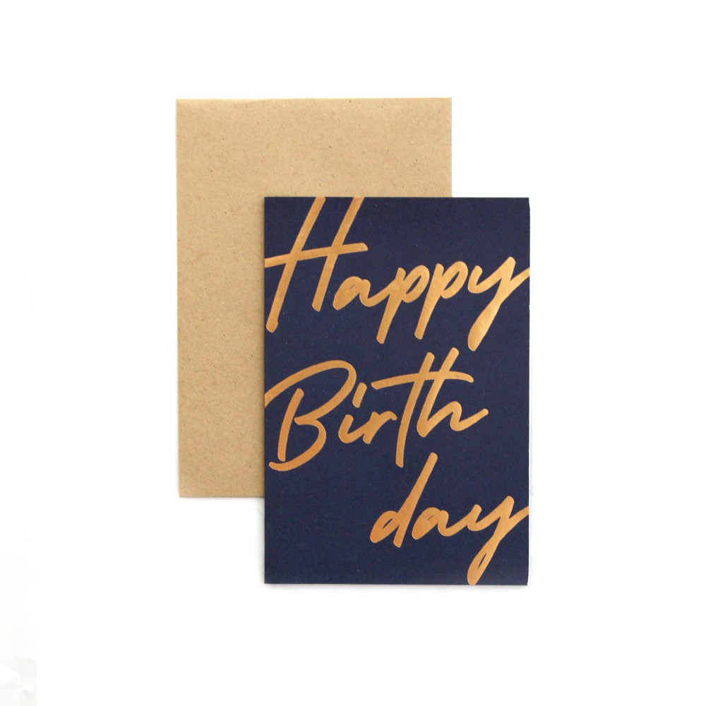 Kartu Ucapan Ulang Tahun Birthday Harvest Amazing Bday 04 Navy Shopee Indonesia