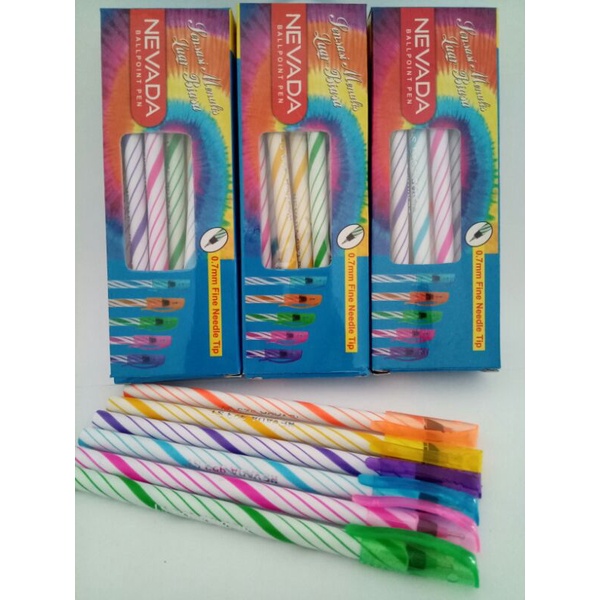 

[ Isi 12 ] Pulpen NEVADA Ulir Murah 923 ST