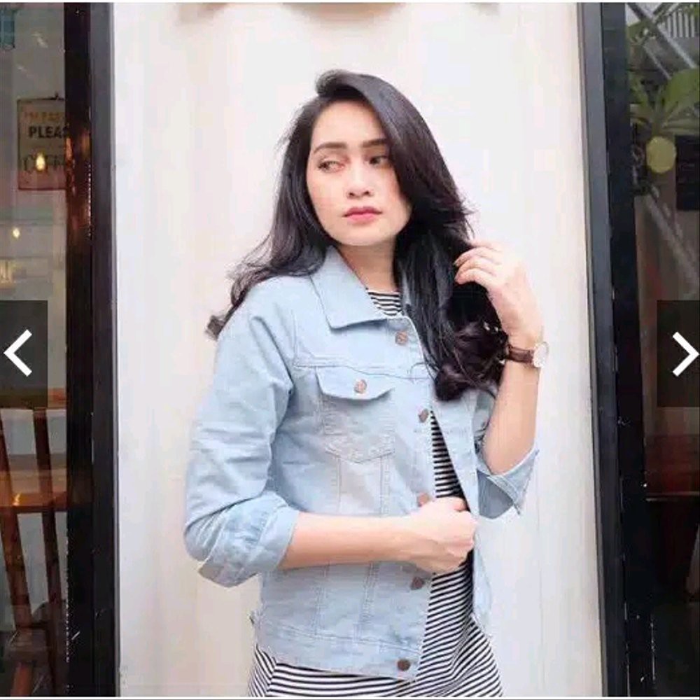 jaket jeans wanita Obral