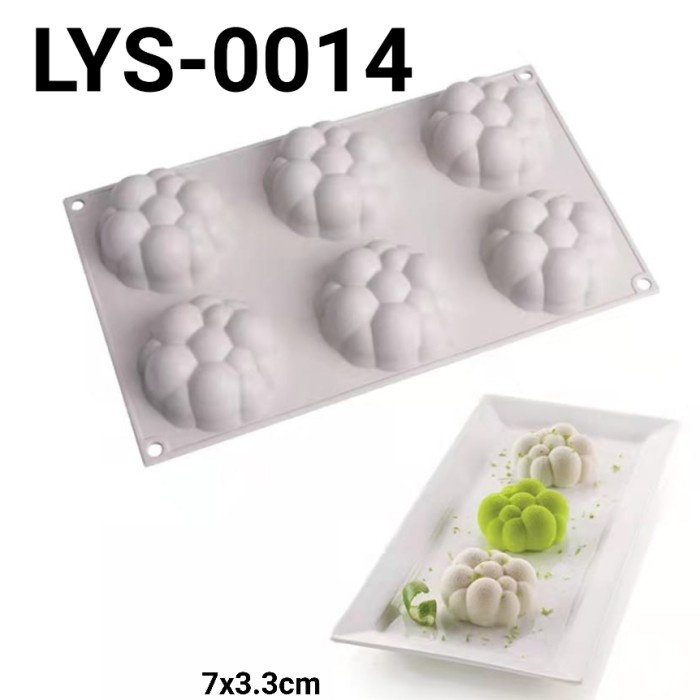

LYS-0014 CETAKAN LOYANG SILIKON MOUSSE CREAM CHEESE CAKE AWAN CLOUD PROMO TERBARU