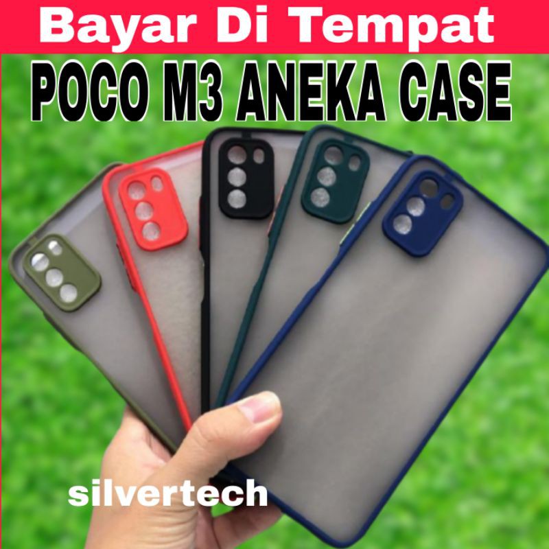 Kesing Poco M3 / Redmi 9T Aneka Case dan Warna Pelindung kamera dove Poco M3 Redmi 9T