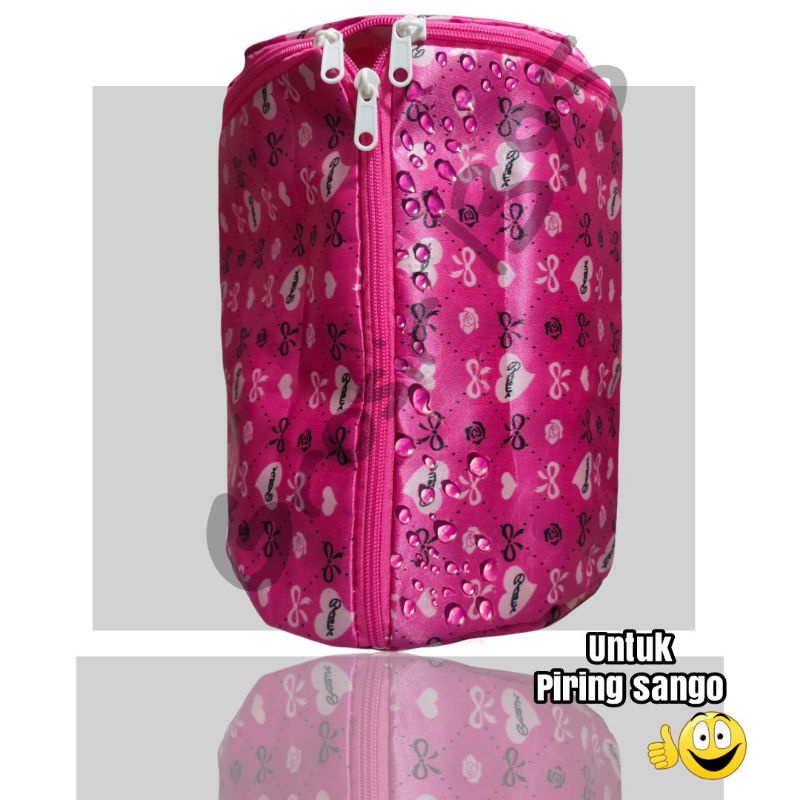 Tas piring waterproof anti air lapis busa diameter 24 murah