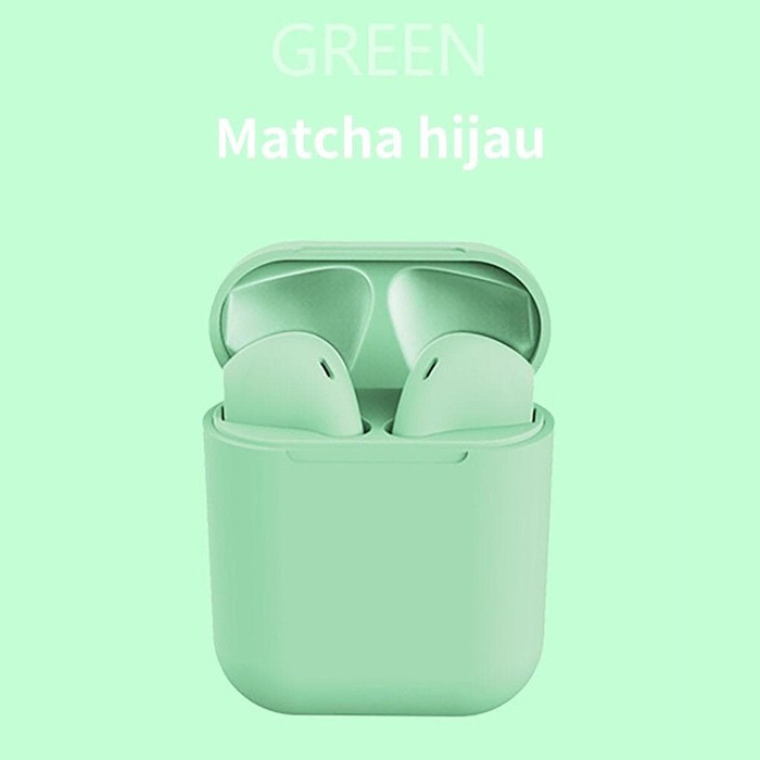 headset i12 Inpods12 TWS Wireless Earphone Bluetooth 5.0 Warna Macaron