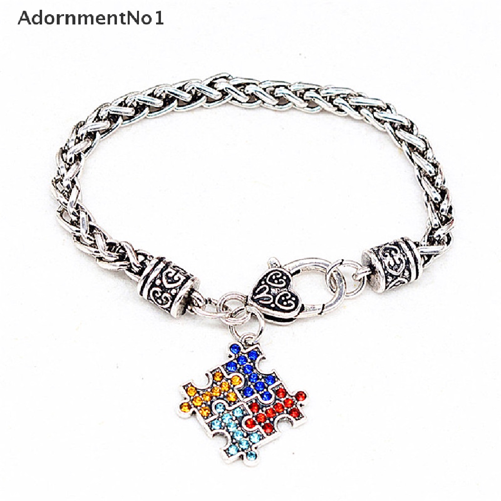 (AdornmentNo1) Gelang Bangle Rantai Twist Hias Berlian Imitasi Untuk Wanita