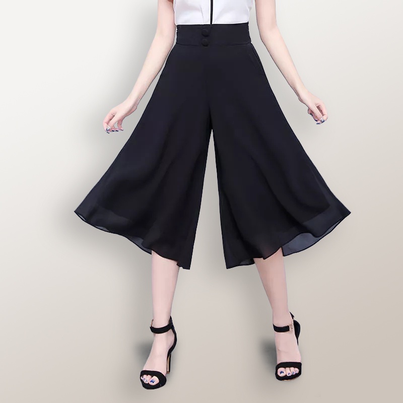 Celana Sifon Casual wanita gaya korea model terbaru - XSHOP Ruth Pants