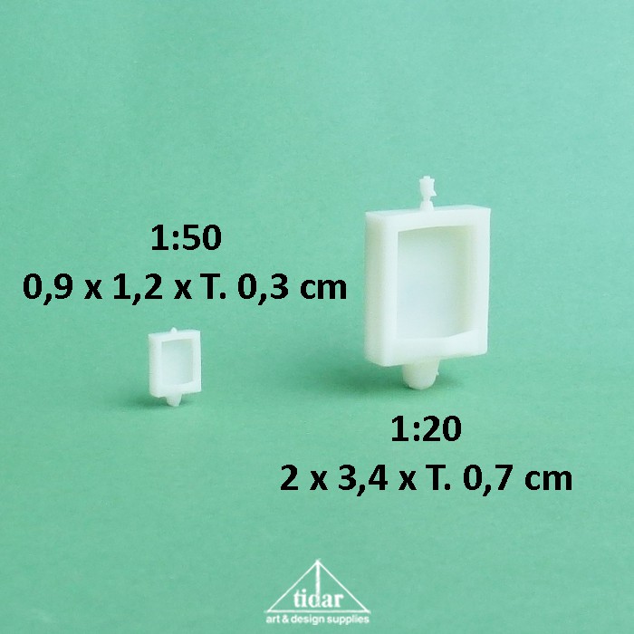 

[MR] Miniatur Maket Urinoir / Urinal / Toilet / Kamar Mandi Skala 1:20