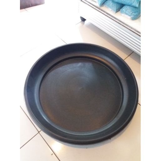 tatakan pot merk globallion 24//tatakan pot 60cm. - Hitam Berkualitas