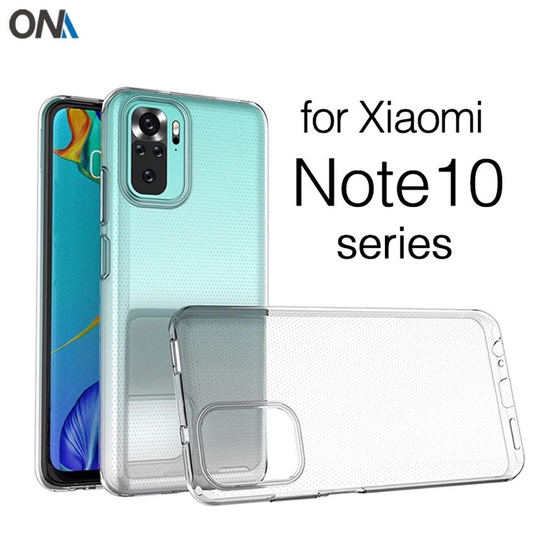 CASING COVER SARUNG XIAOMI REDMI NOTE 10 10S 10 PRO 4G 5G Soft Case TPU Bening Transparan