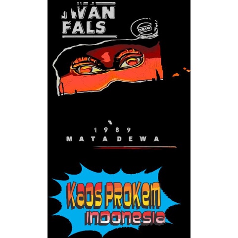 Jual KAOS IWAN FALS KARIKATUR GAMBAR SAMPUL ALBUM MATA DEWA | Shopee