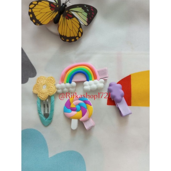 JEPIT RAMBUT ANAK JEPIT RAMBUT BUNGA JEPIT RAMBUT MOTIF