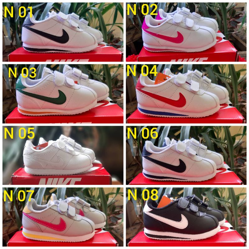 SEPATU ANAK / SEPATU NIKE CORTES VELCRO KIDS / SEPATU ANAK NIKE CORTES KIDS / SEPATU NIKE CORTES ANA