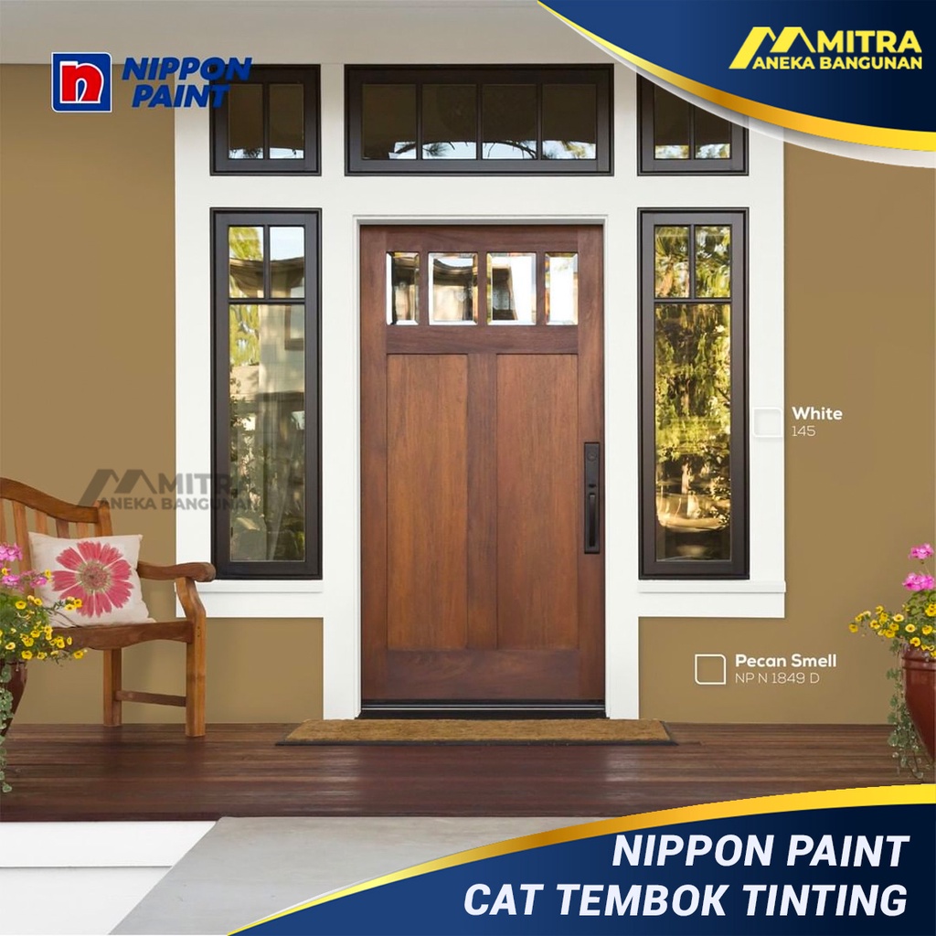 Promo Cat Tembok Nippon Paint Eksterior Interior Pecan Smell Np N 1849D / Vinilex Elastex Spotless /