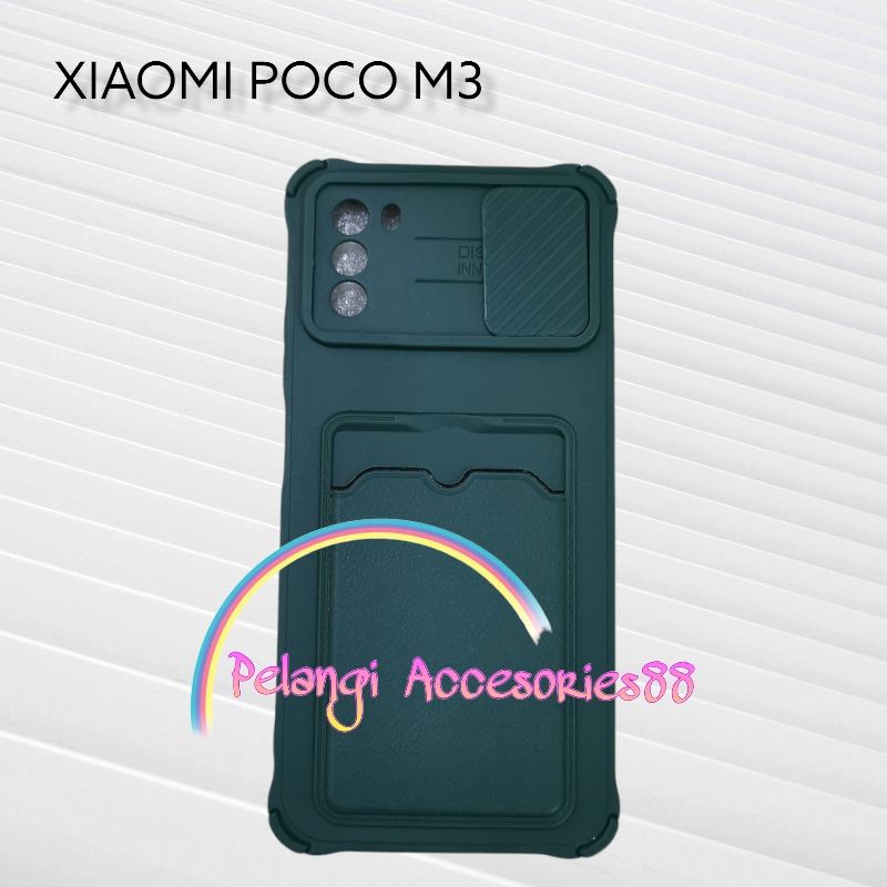 CASE XIAOMI POCO M3 SOFTCASE SLEDING WARNA WARNI