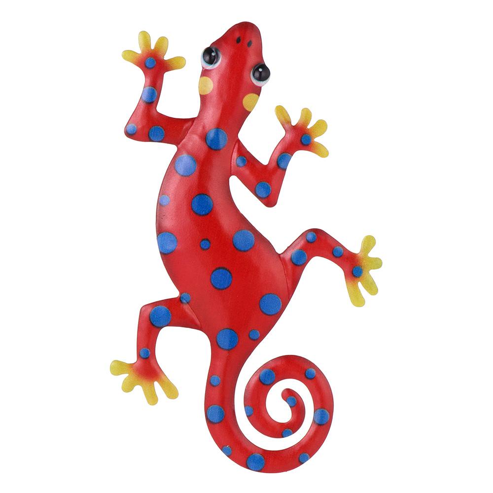 Solighter Metal Gecko Kamar Tidur Patung Inspiratif Indoor Outdoor Art Craft Statues