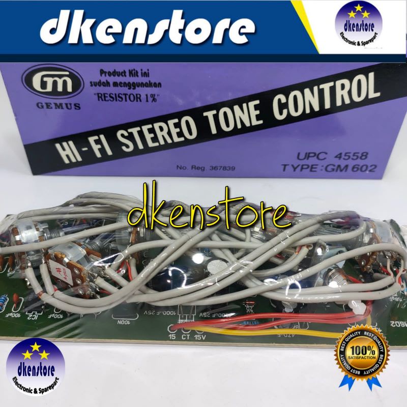 Kit Tone Control Stereo Hifi GM602