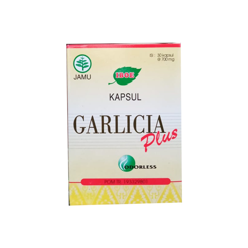 JAMU IBOE GARLICIA PLUS-MENGURANGI LEMAK DARAH