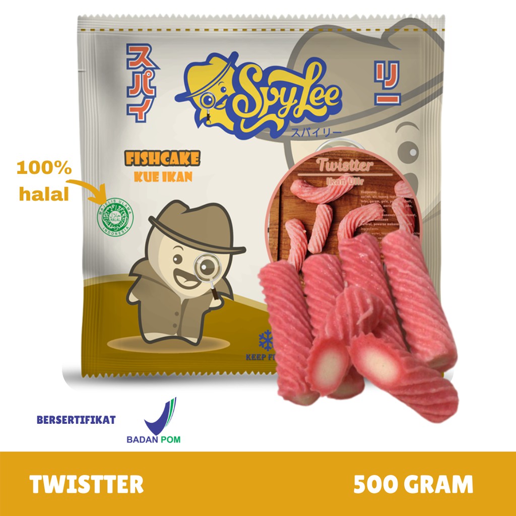 

Spylee Sosis Bakso Ikan Ulir Twistter (Isi 20-22/500Gr)