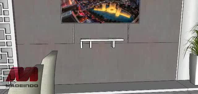 MADEINDO RAK TV MINIMALIS MODERN GANTUNG DINDING MEJA TV