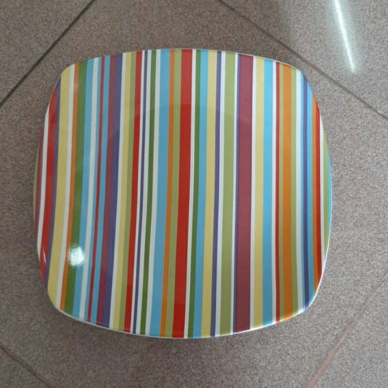 PIRING KERAMIK HIAS MOTIF GARIS SANGO GIFT HAMPERS