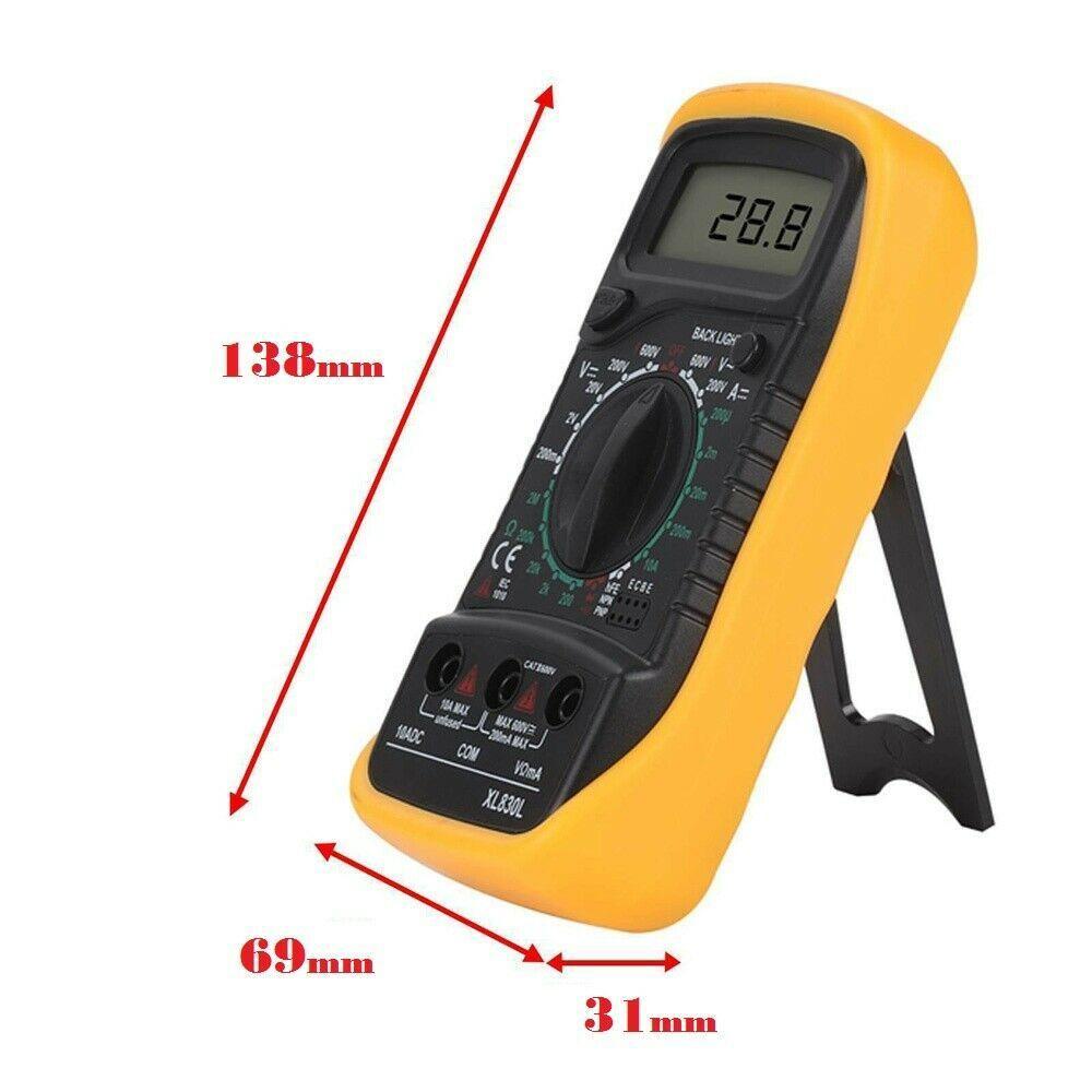 Multimeter Digital LCD Nanas Panas Baru Dual-slope integration Test Leads Current Circuit Tester Buzzer