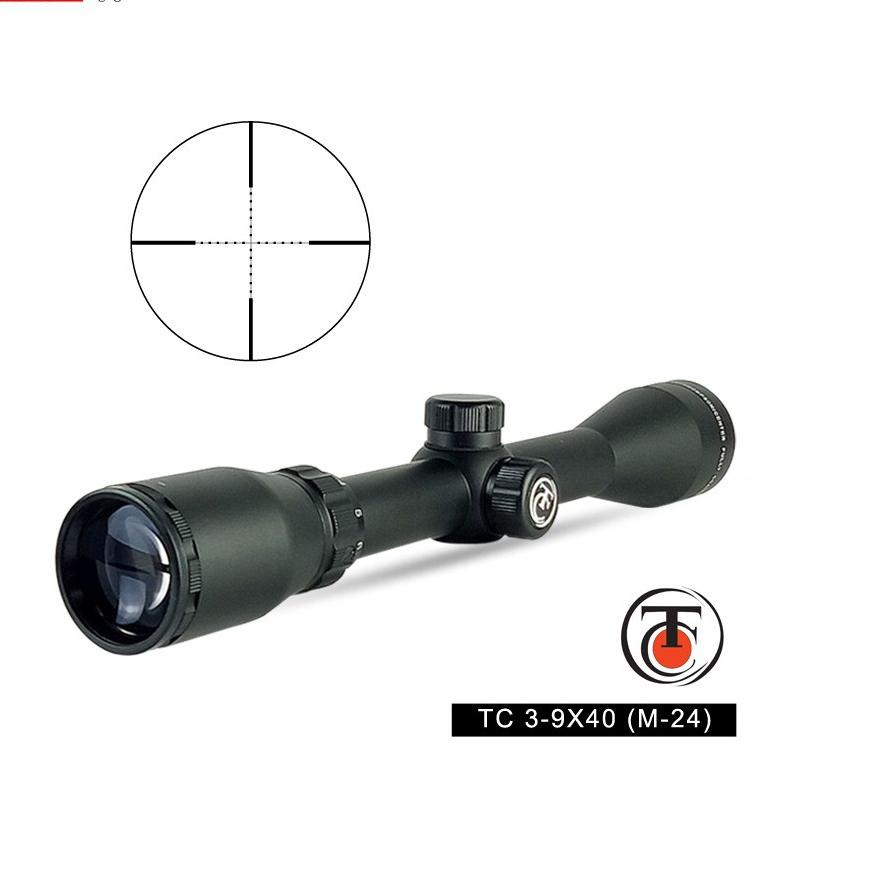 Koleksi Terbaru.. TELESKOP PREDATOR TC 3-9X40 (M-24) MILDOT 24 reticle 6 titik