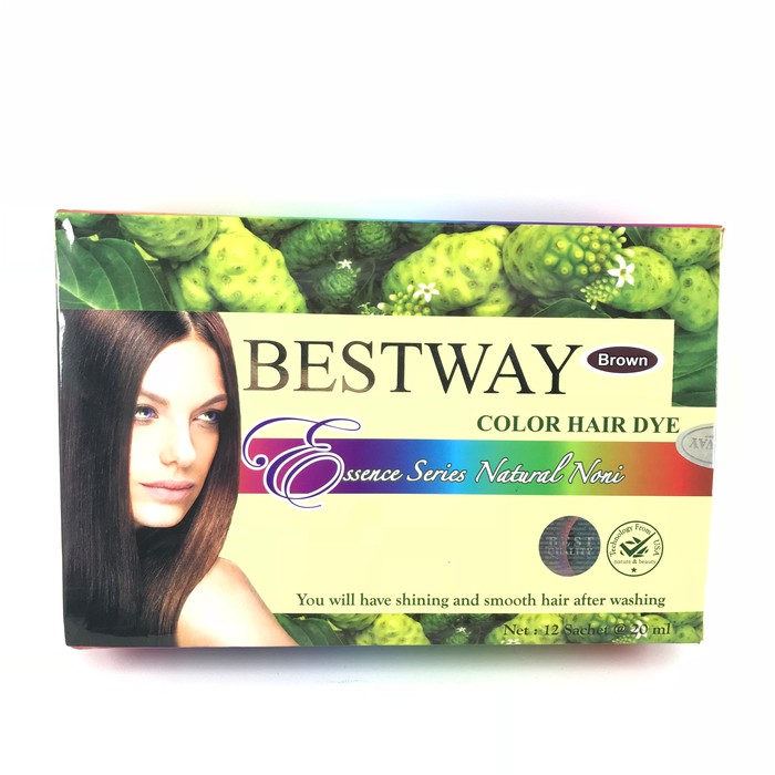 BESTWAY COLOR HAIR DYE NONI BSY ( COLOUR BROWN ) PERBOX